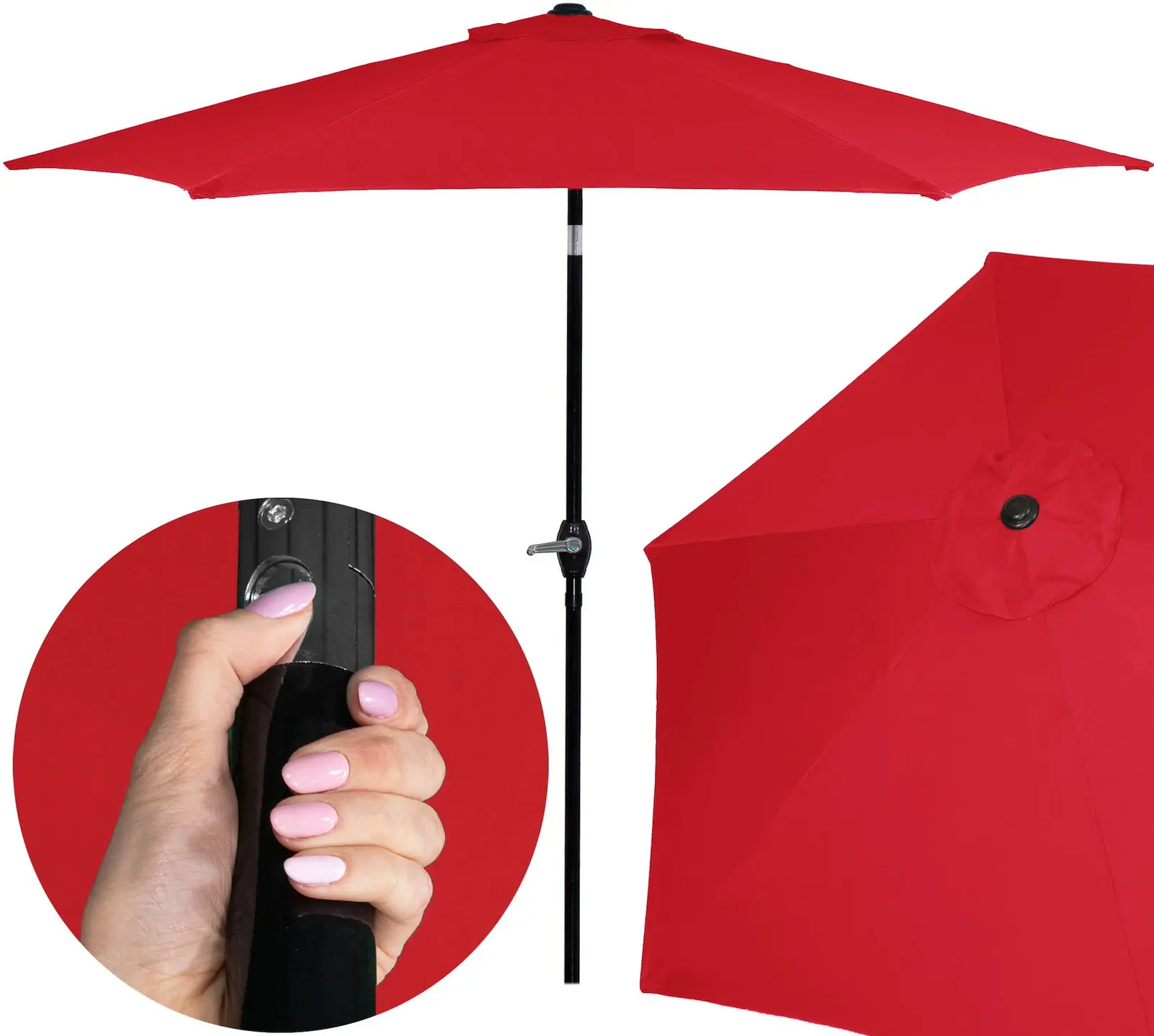 Umbrela de soare Springos Sunny GU0032 (Red) - 4