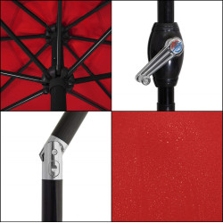 Umbrela de soare Springos Sunny GU0032 (Red) Thumb