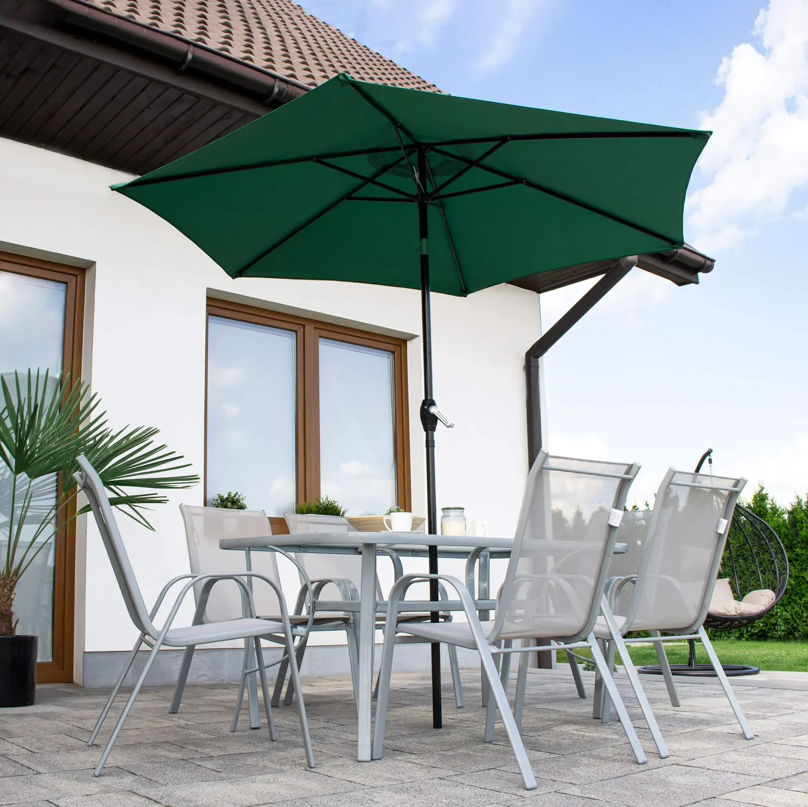 Umbrela de soare Springos Sunny GU0033 (Green) - 9