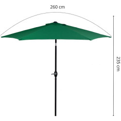 Umbrela de soare Springos Sunny GU0033 (Green) Thumb