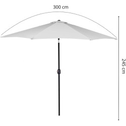 Зонт от солнца Springos Sunny GU0034 (Light Gray) Thumb