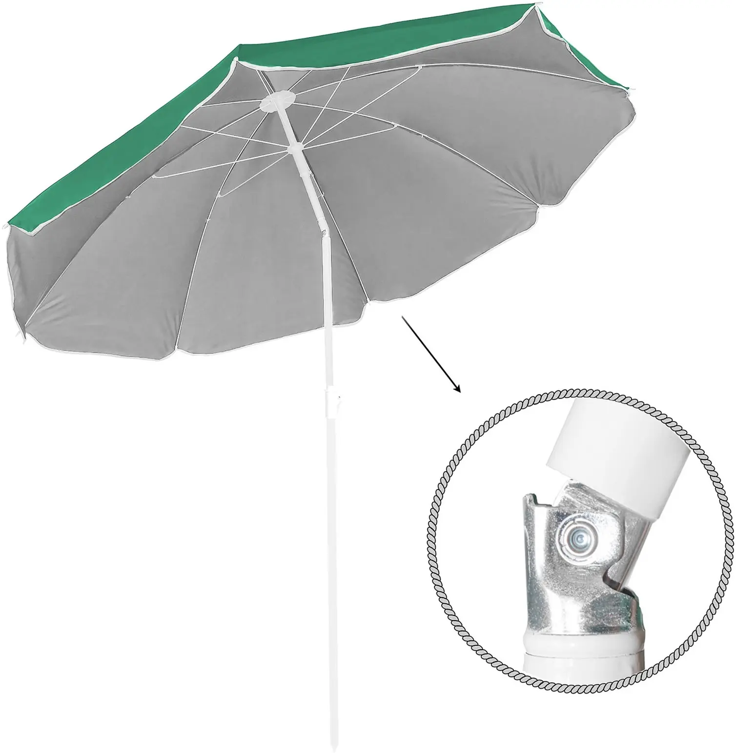 Зонт от солнца Springos Viva BU0025 (Green) - 2