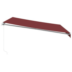 Copertina retractabila VidaXL 3214974 LED 400x300 (Burgundy) Thumb