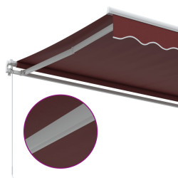 Copertina retractabila VidaXL 3215225 400x300 (Burgundy) Thumb
