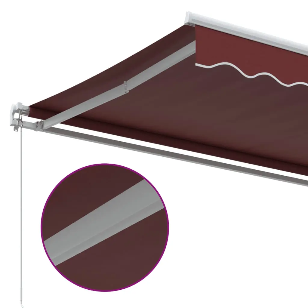 Copertina retractabila VidaXL 3215225 400x300 (Burgundy) - 5