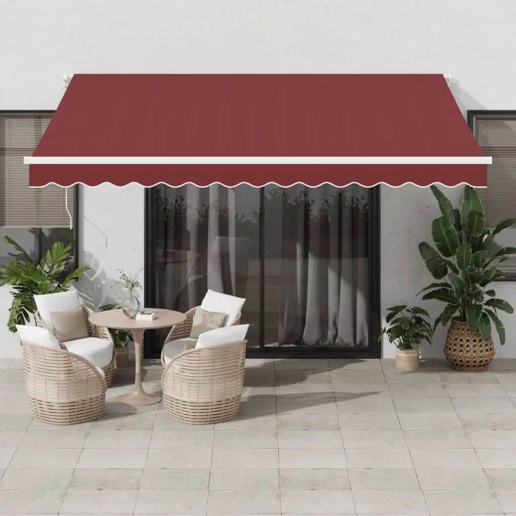 Copertina retractabila VidaXL 3215225 400x300 (Burgundy) - 9