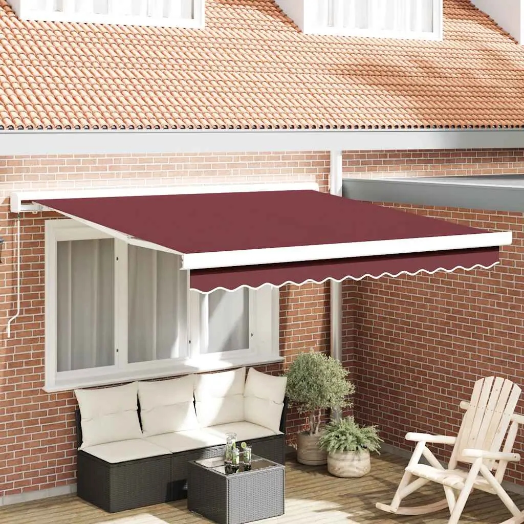 Маркиза выдвижная VidaXL 3215313 300x250 (Burgundy)