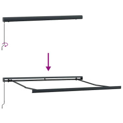 Маркиза выдвижная VidaXL 3215318 300x250 (Burgundy) Thumb