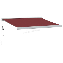 Маркиза выдвижная VidaXL 3215324 350x250 (Burgundy)