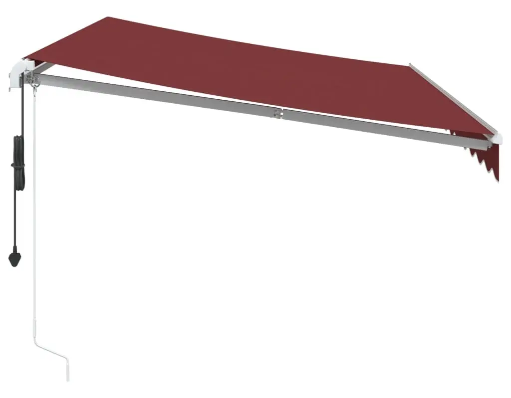 Copertina retractabila VidaXL 3310183 350x250 (Burgundy)