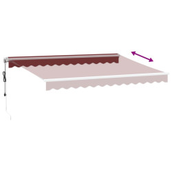 Copertina retractabila VidaXL 3310183 350x250 (Burgundy) Thumb