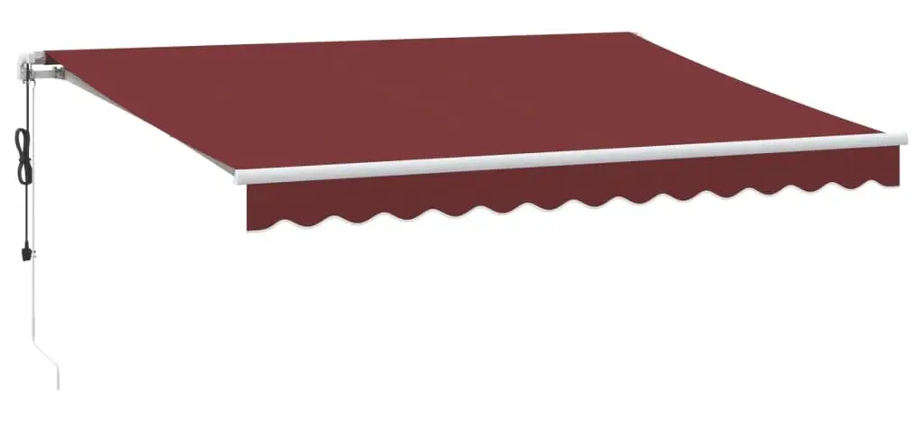 Copertina retractabila VidaXL 3310183 350x250 (Burgundy)
