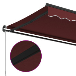 Copertina retractabila VidaXL 3310186 400x300 (Burgundy) Thumb