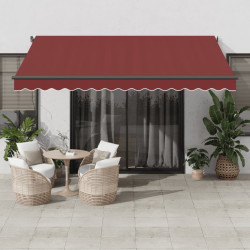 Copertina retractabila VidaXL 3310186 400x300 (Burgundy) Thumb