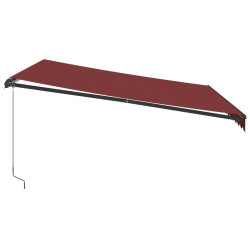 Copertina retractabila VidaXL 3310187 LED 400x300 (Burgundy) Thumb
