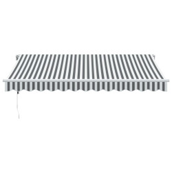 Copertina retractabila VidaXL 3310227 350x250 (Anthracite/White) Thumb