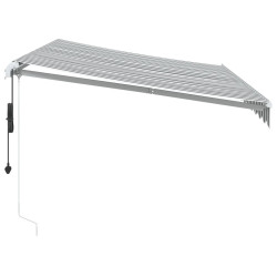 Copertina retractabila VidaXL 3310227 350x250 (Anthracite/White) Thumb