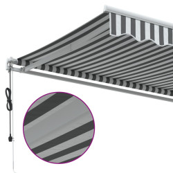 Copertina retractabila VidaXL 3310227 350x250 (Anthracite/White) Thumb