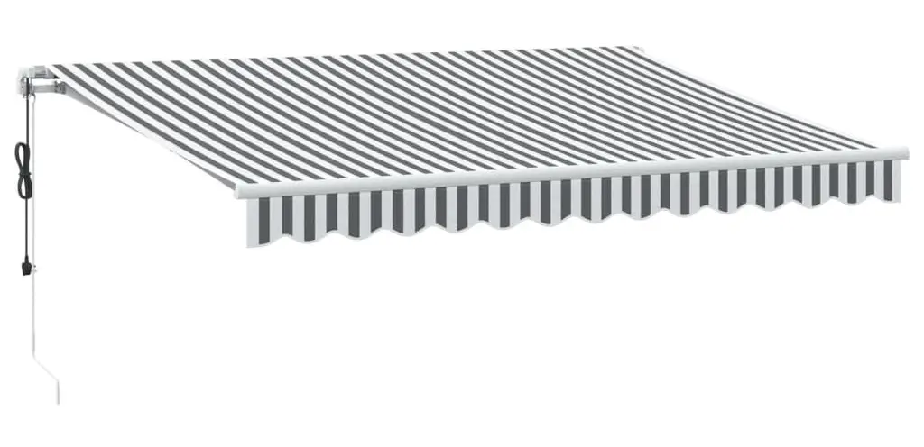 Copertina retractabila VidaXL 3310227 350x250 (Anthracite/White)