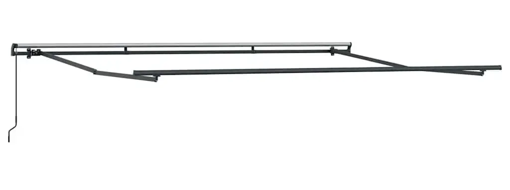 Copertina retractabila VidaXL 3310230 400x300 (Anthracite/White) - 2