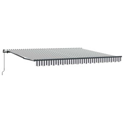 Copertina retractabila VidaXL 3310230 400x300 (Anthracite/White)