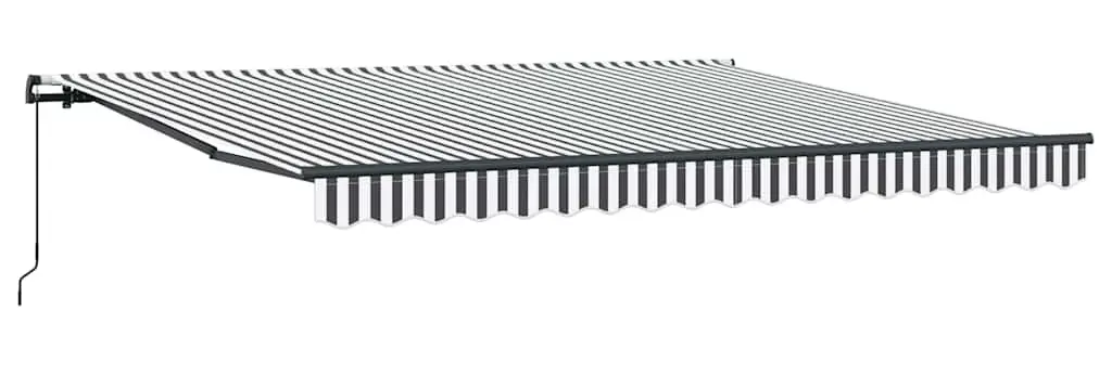 Copertina retractabila VidaXL 3310230 400x300 (Anthracite/White)