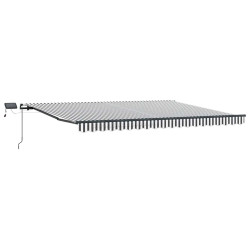 Copertina retractabila VidaXL 3310231 LED 400x300 (Anthracite/White)