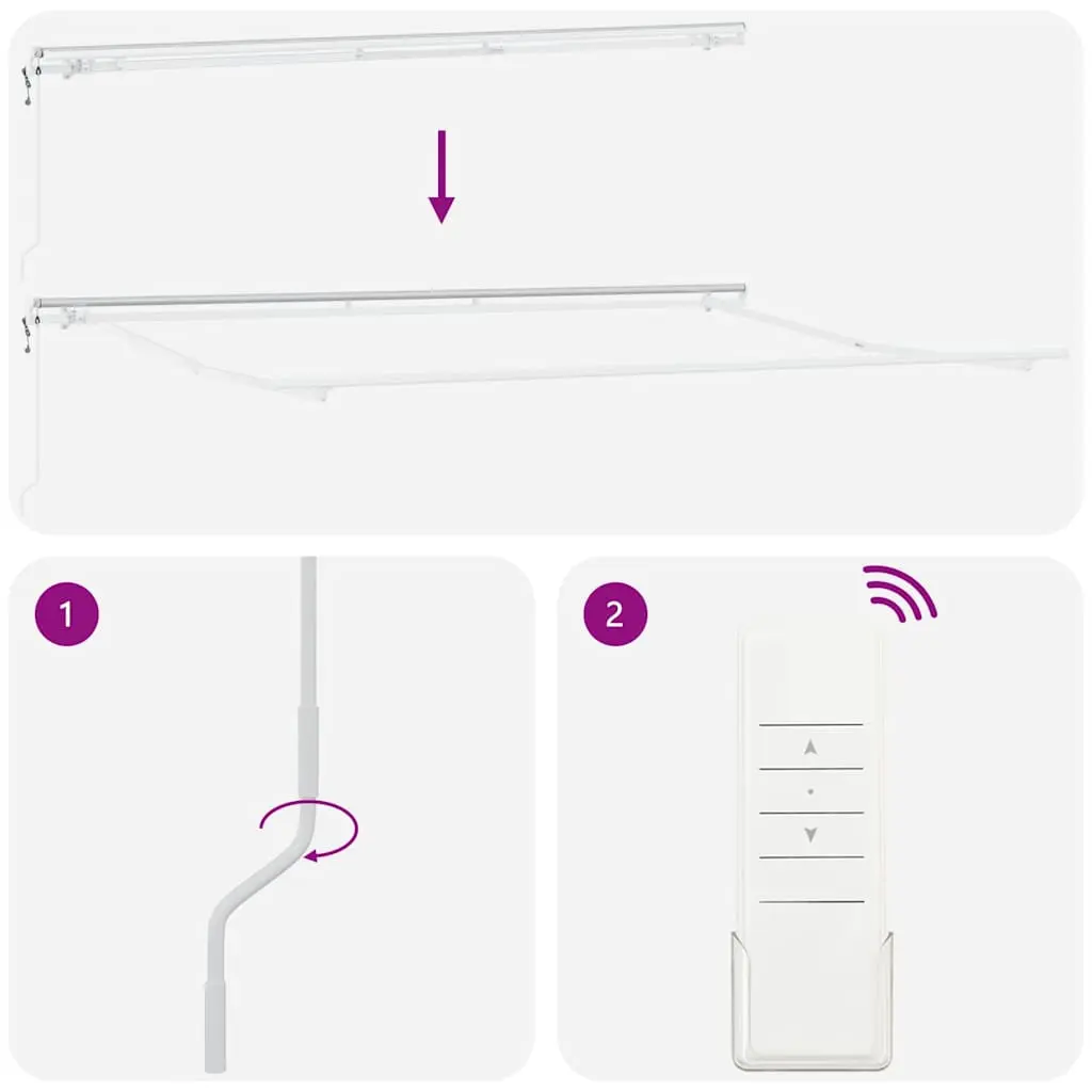 Маркиза выдвижная VidaXL 3310234 (Anthracite/White) - 8