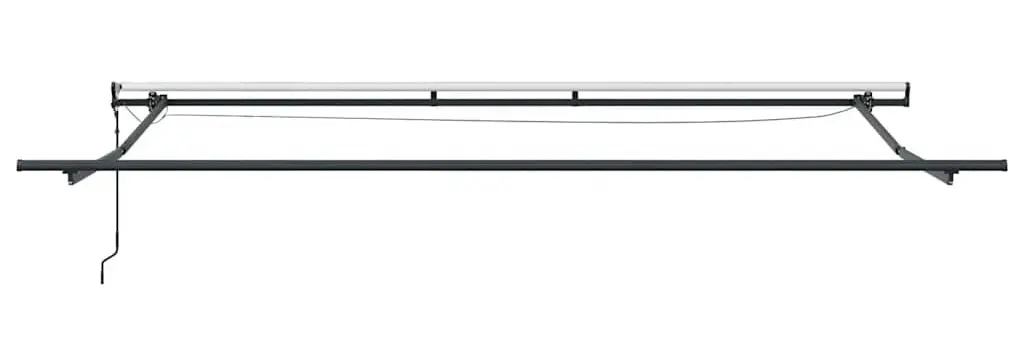 Маркиза выдвижная VidaXL 3310236 LED (Anthracite/White) - 2