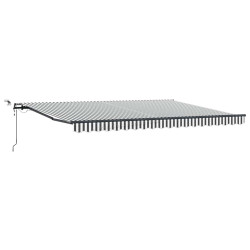 Copertina retractabila VidaXL 3310236 LED (Anthracite/White)