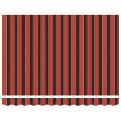 Маркиза выдвижная VidaXL 3329950 (Orange/Brown) Thumb