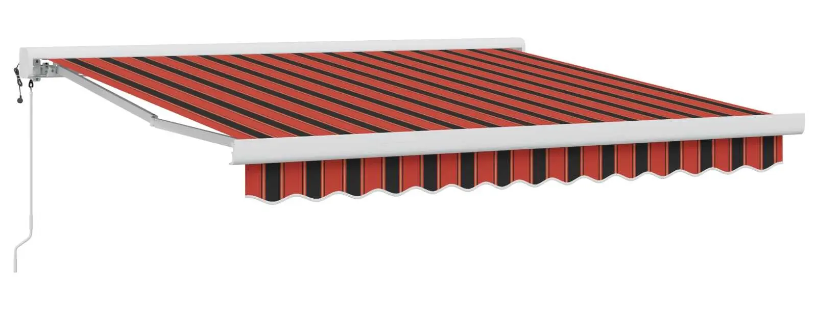 Маркиза выдвижная VidaXL 3329950 (Orange/Brown)