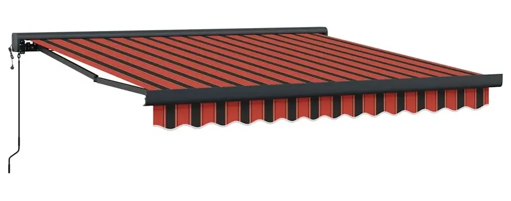 Маркиза выдвижная VidaXL 3329952 300x250 (Orange/Brown)