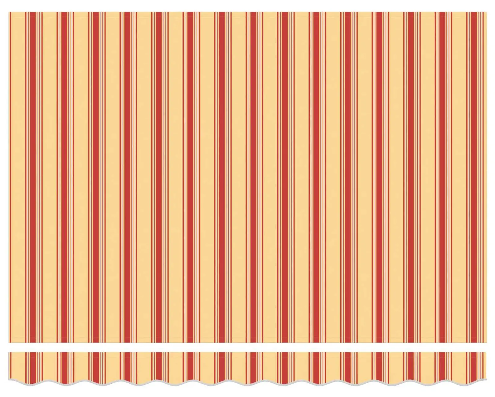 Copertina retractabila VidaXL 3329974 (Yellow/Orange) - 4