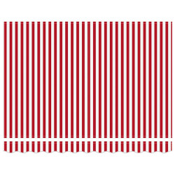 Copertina retractabila VidaXL 3329992 300x250 (Red/White) Thumb