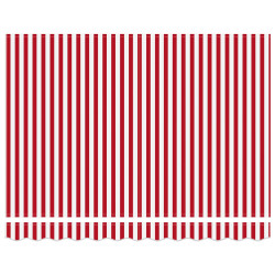 Copertina retractabila VidaXL 3329994 (Red/White) Thumb