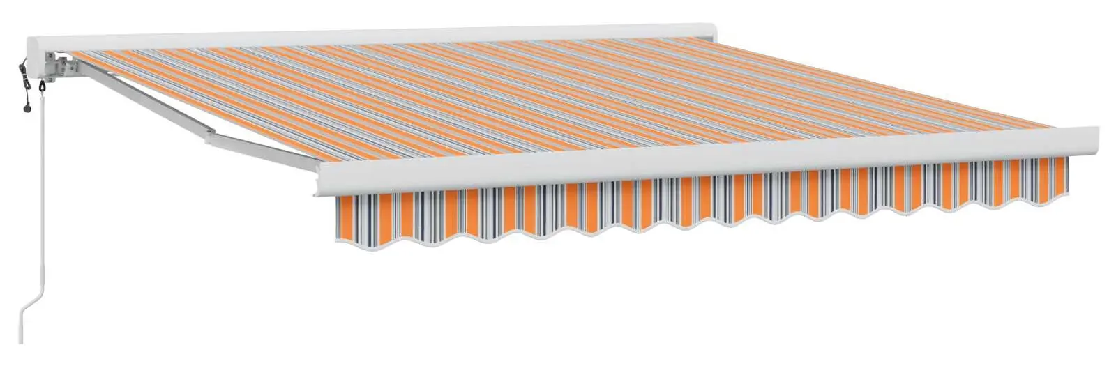 Маркиза выдвижная VidaXL 3330010 300x250 (Orange/Grey)