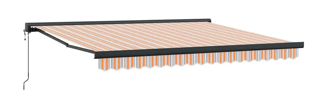 Маркиза выдвижная VidaXL 3330012 (Orange/Grey)