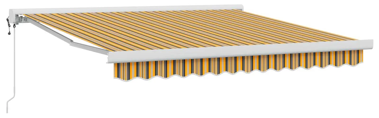 Маркиза выдвижная VidaXL 3330028 (Yellow/Grey)