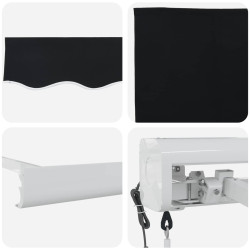 Copertina retractabila VidaXL 3330046 300x250 (Black) Thumb