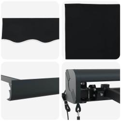 Маркиза выдвижная VidaXL 3330048 300x250 (Black) Thumb