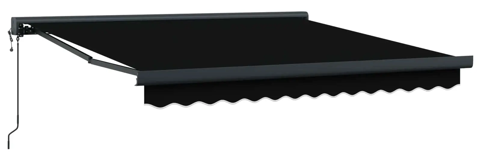 Маркиза выдвижная VidaXL 3330048 300x250 (Black)