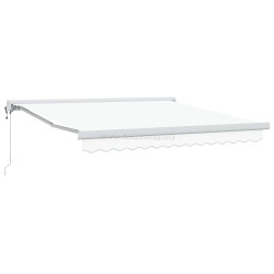 Copertina retractabila VidaXL 3330082 300x250 (White)