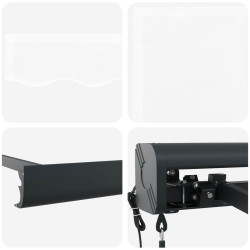 Copertina retractabila VidaXL 3330084 300x250 (White) Thumb