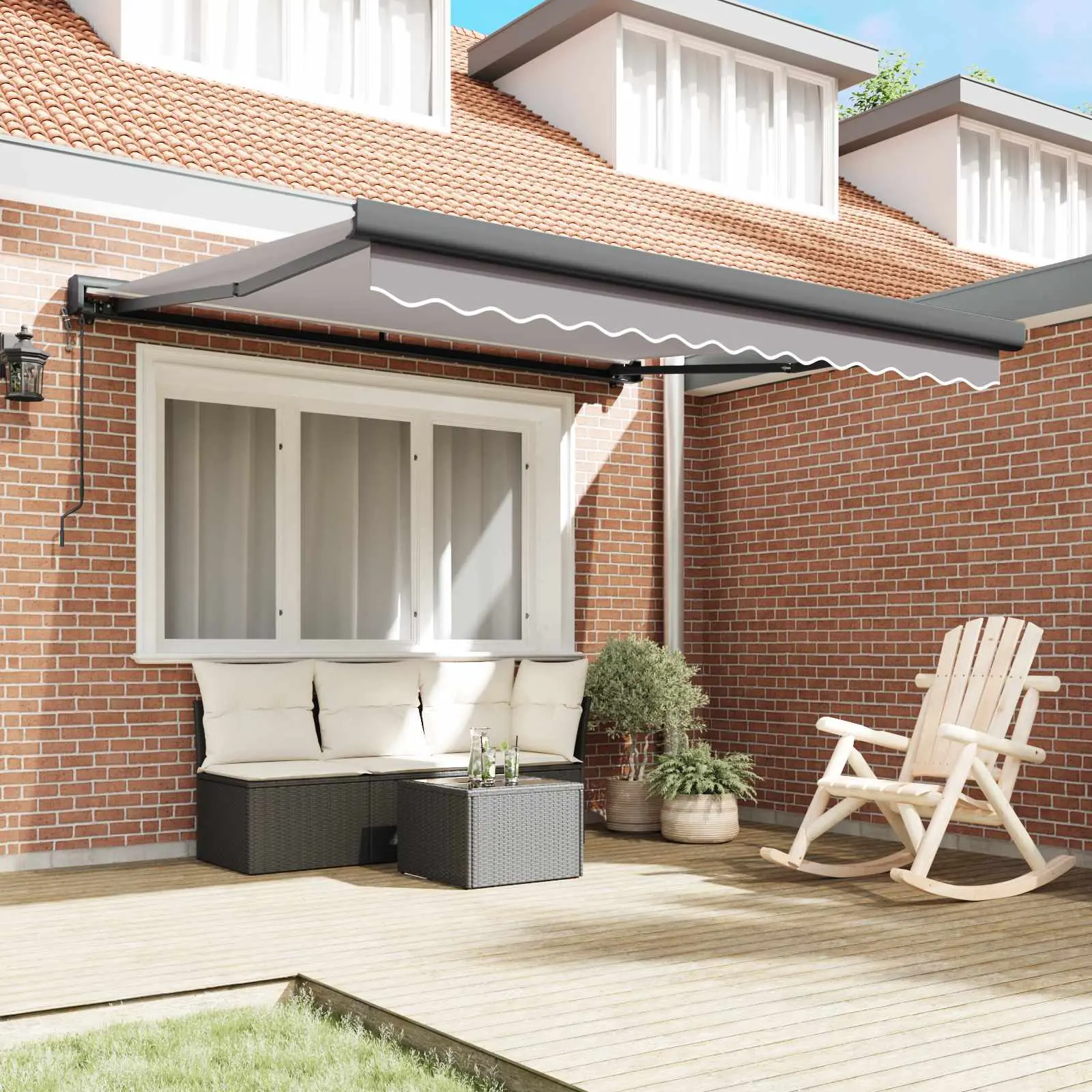 Copertina retractabila VidaXL 3330102 300x250 (Light Grey) - 12