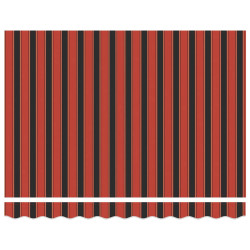 Маркиза выдвижная VidaXL 3330238 350x250 (Red/Black) Thumb