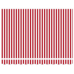 Copertina retractabila VidaXL 3330280 350x250 (Red/White) Thumb