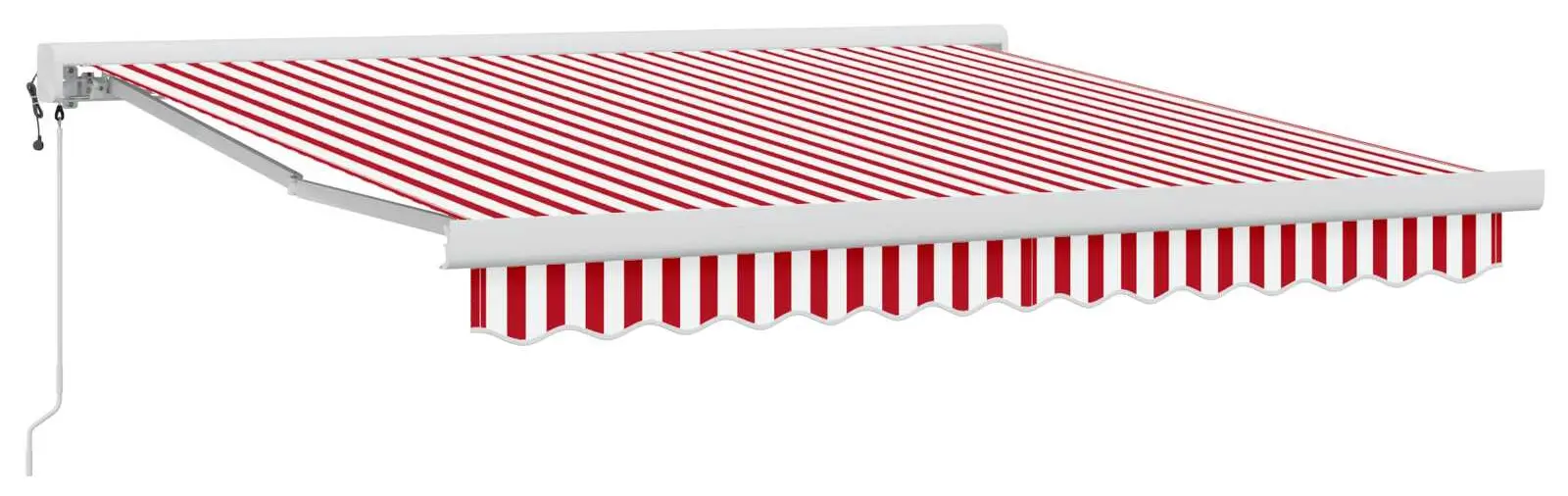 Copertina retractabila VidaXL 3330280 350x250 (Red/White)