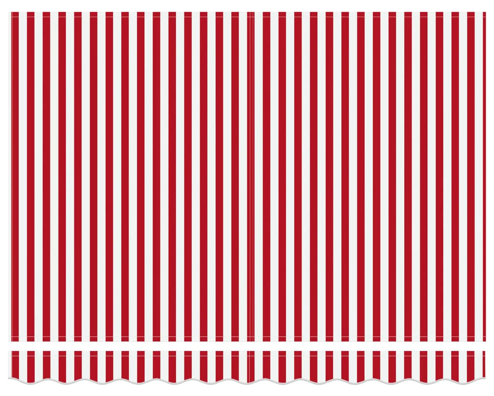 Copertina retractabila VidaXL 3330282 (Red/White) - 4