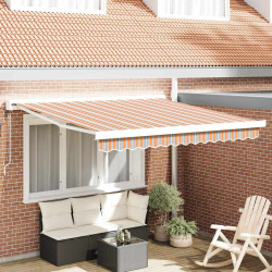 Copertina retractabila VidaXL 3330298 (Orange/Grey) Thumb